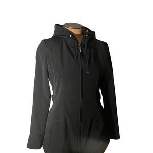 Giacca women’s black jacket with hood size small